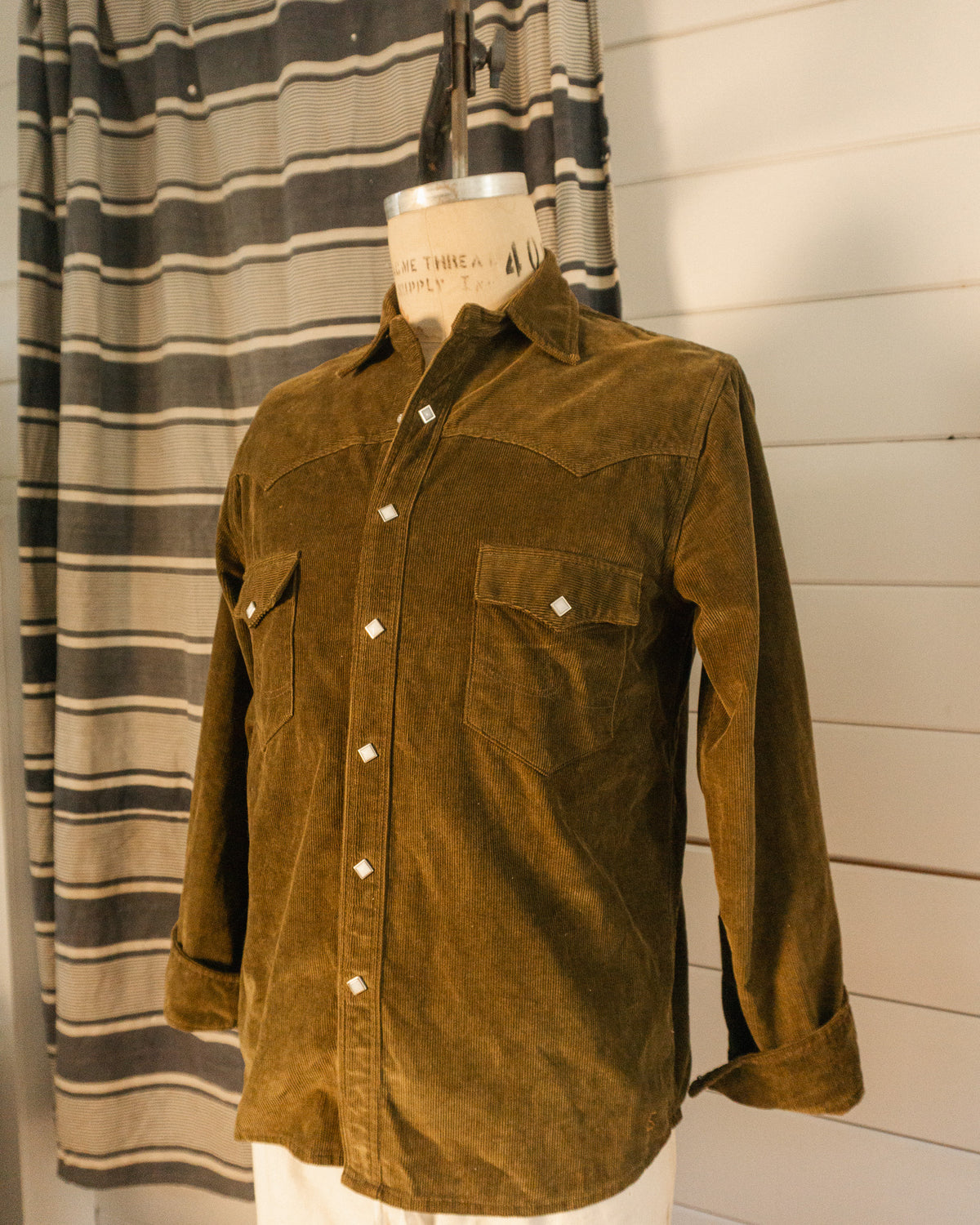 Cord Western Shirt - M
