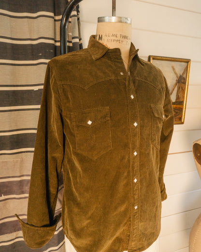 Cord Western Shirt - M
