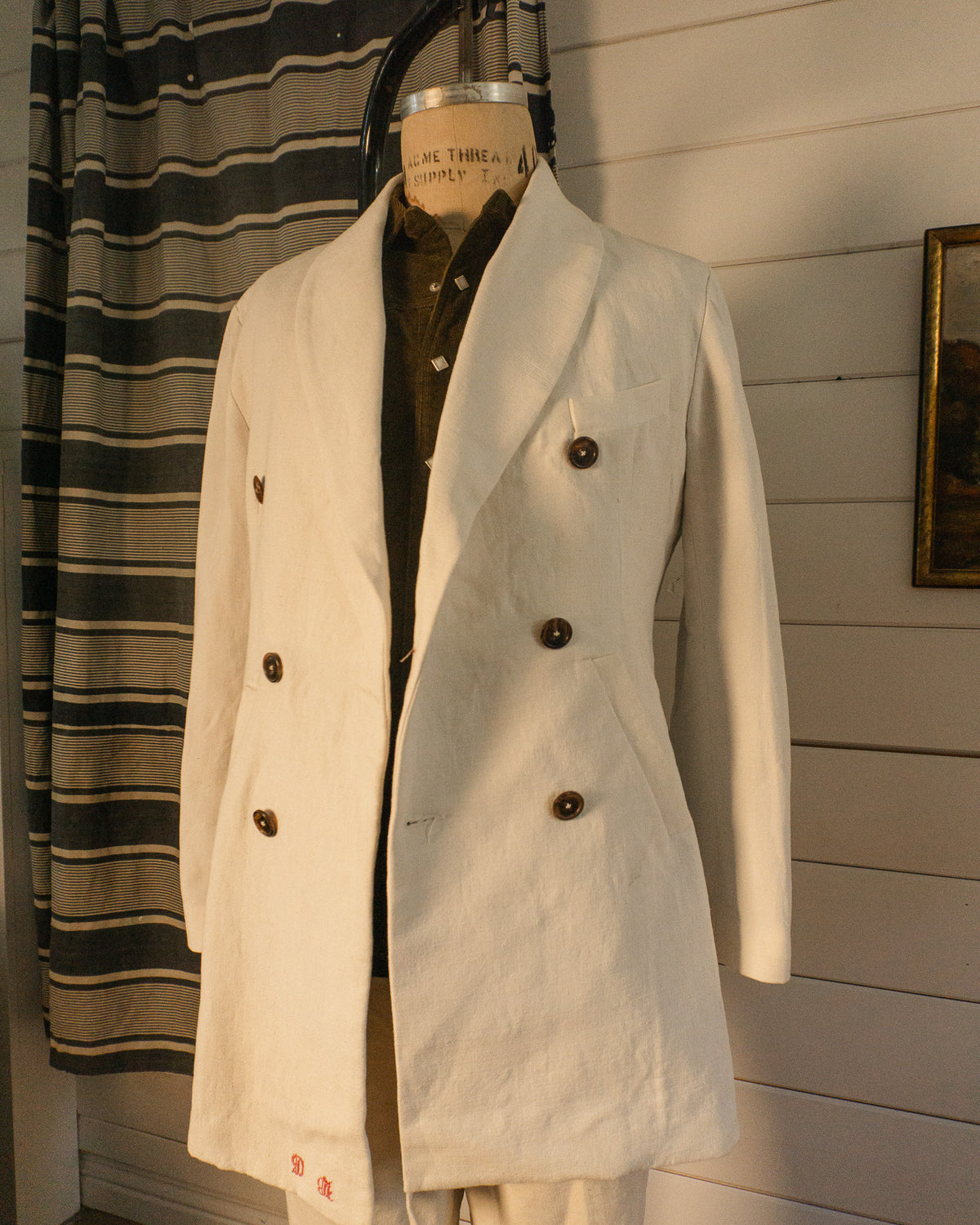 Trousseau Linen Coat - M