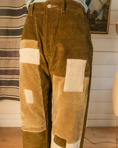 Patched Cord Pant - 32