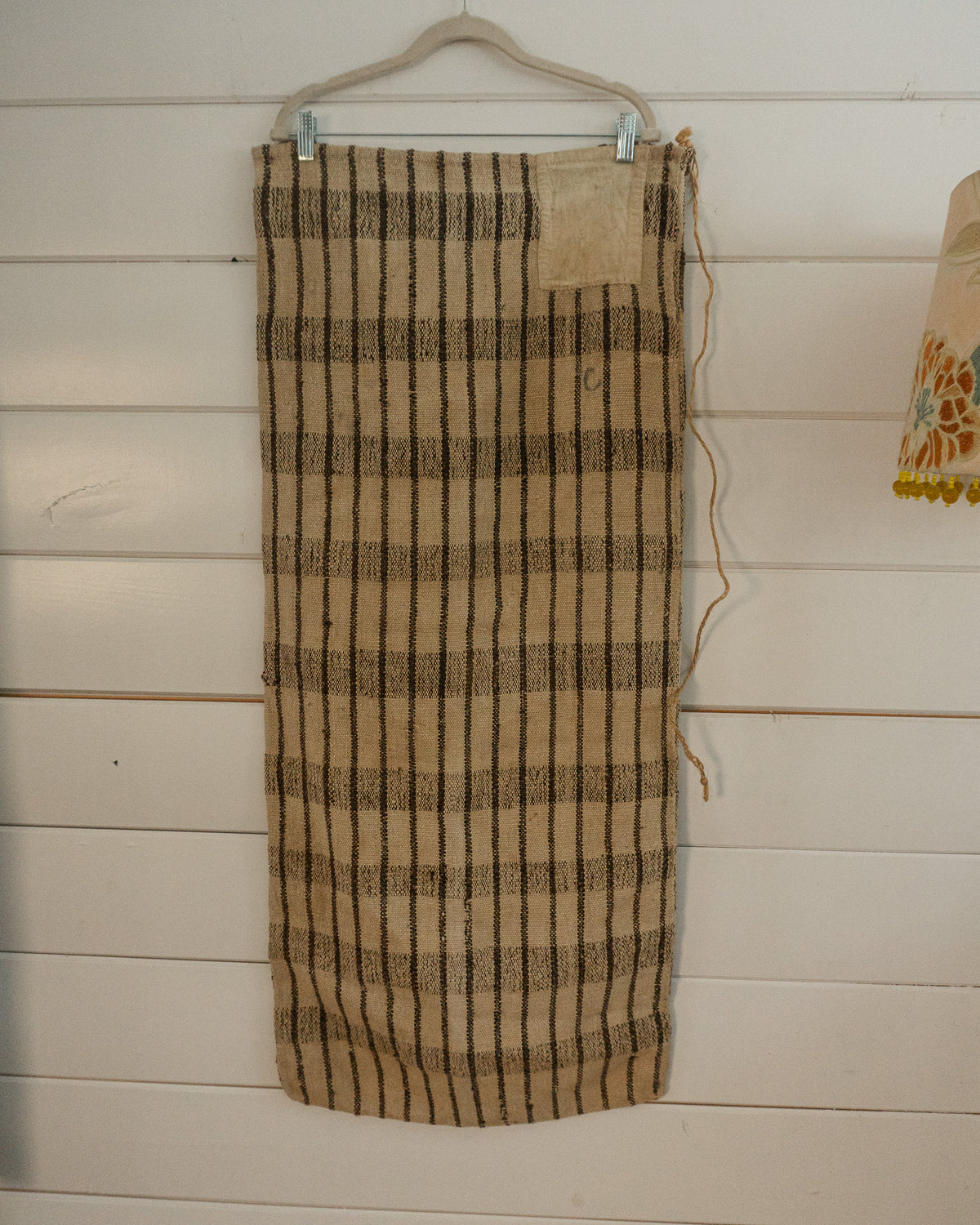 19th-Century European Hemp Grain Sack 02
