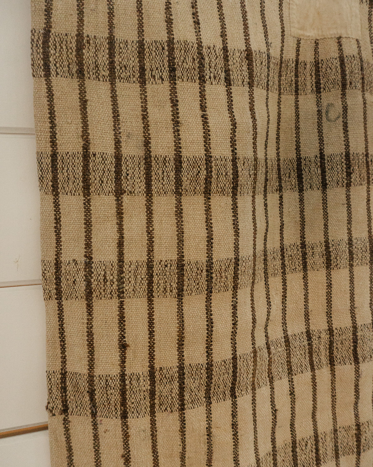 19th-Century European Hemp Grain Sack 02