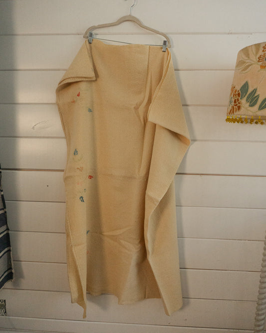Wool Embroidered Blanket