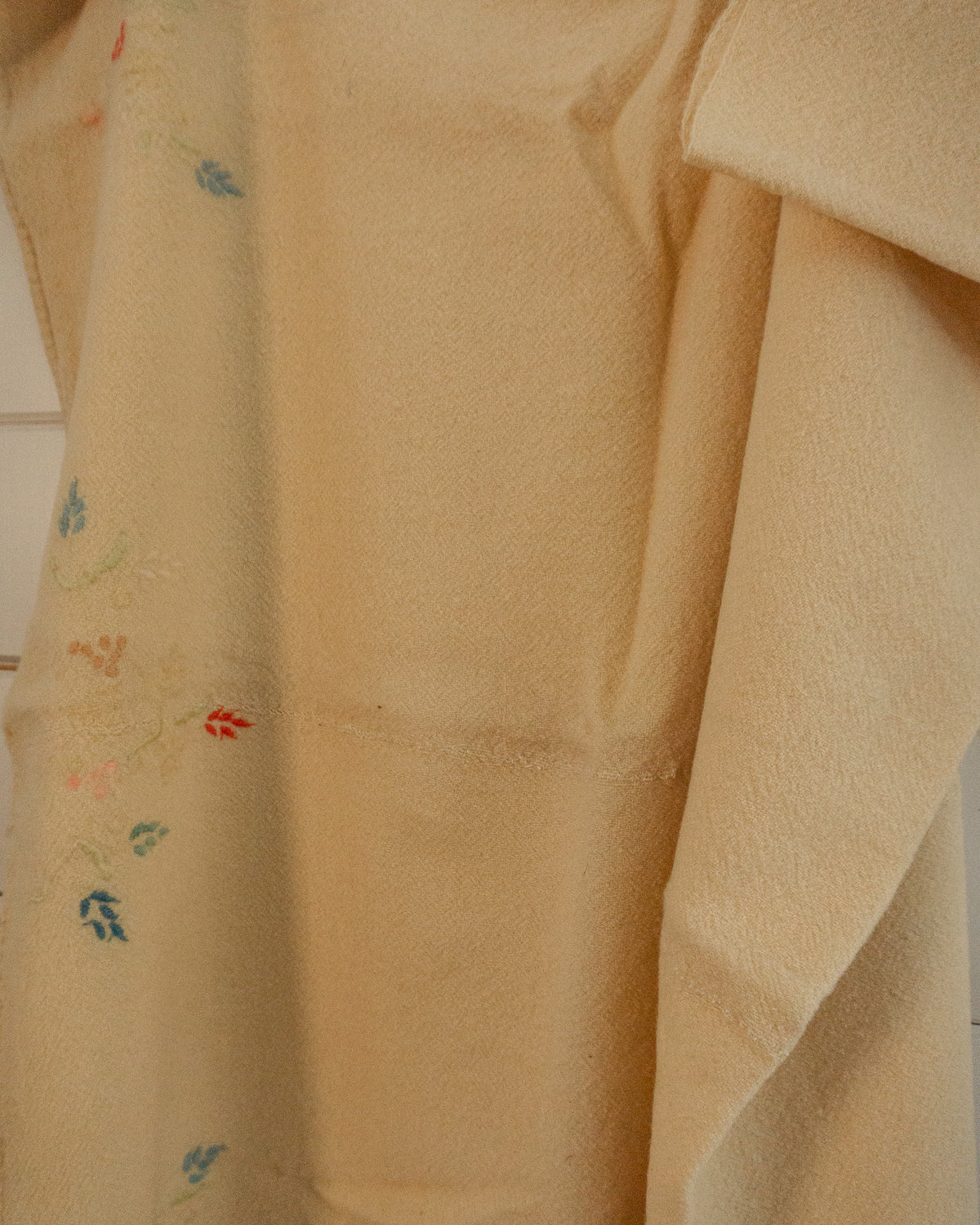 Wool Embroidered Blanket
