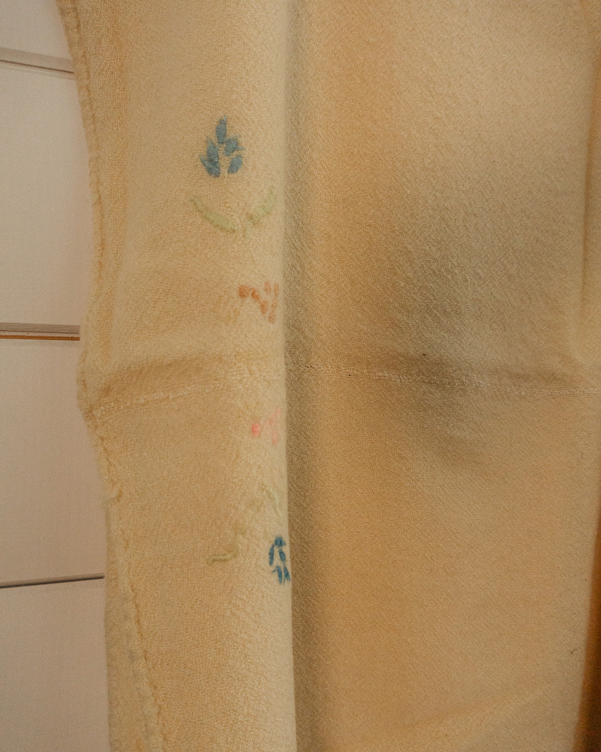 Wool Embroidered Blanket