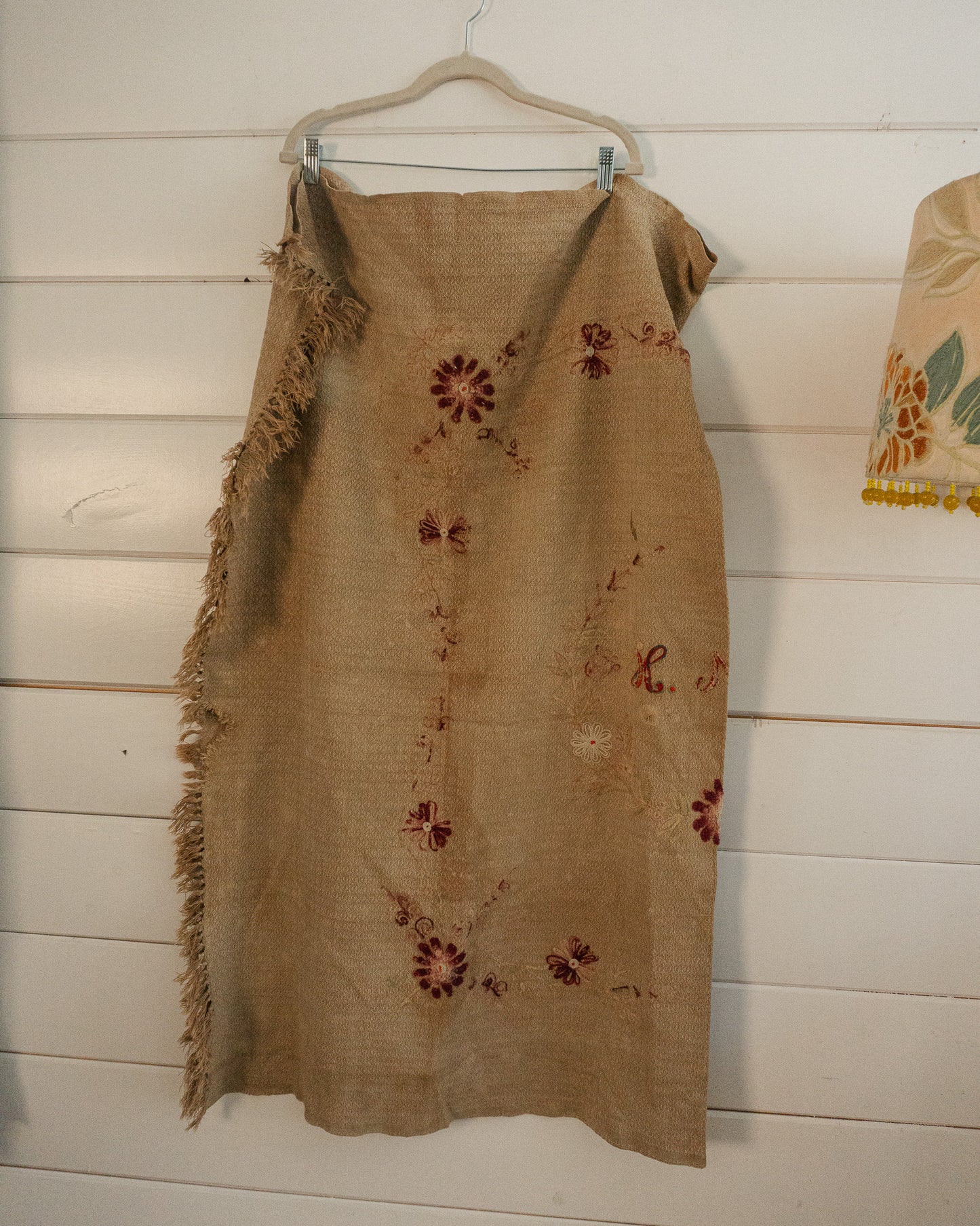 Wool Embroidered Blanket