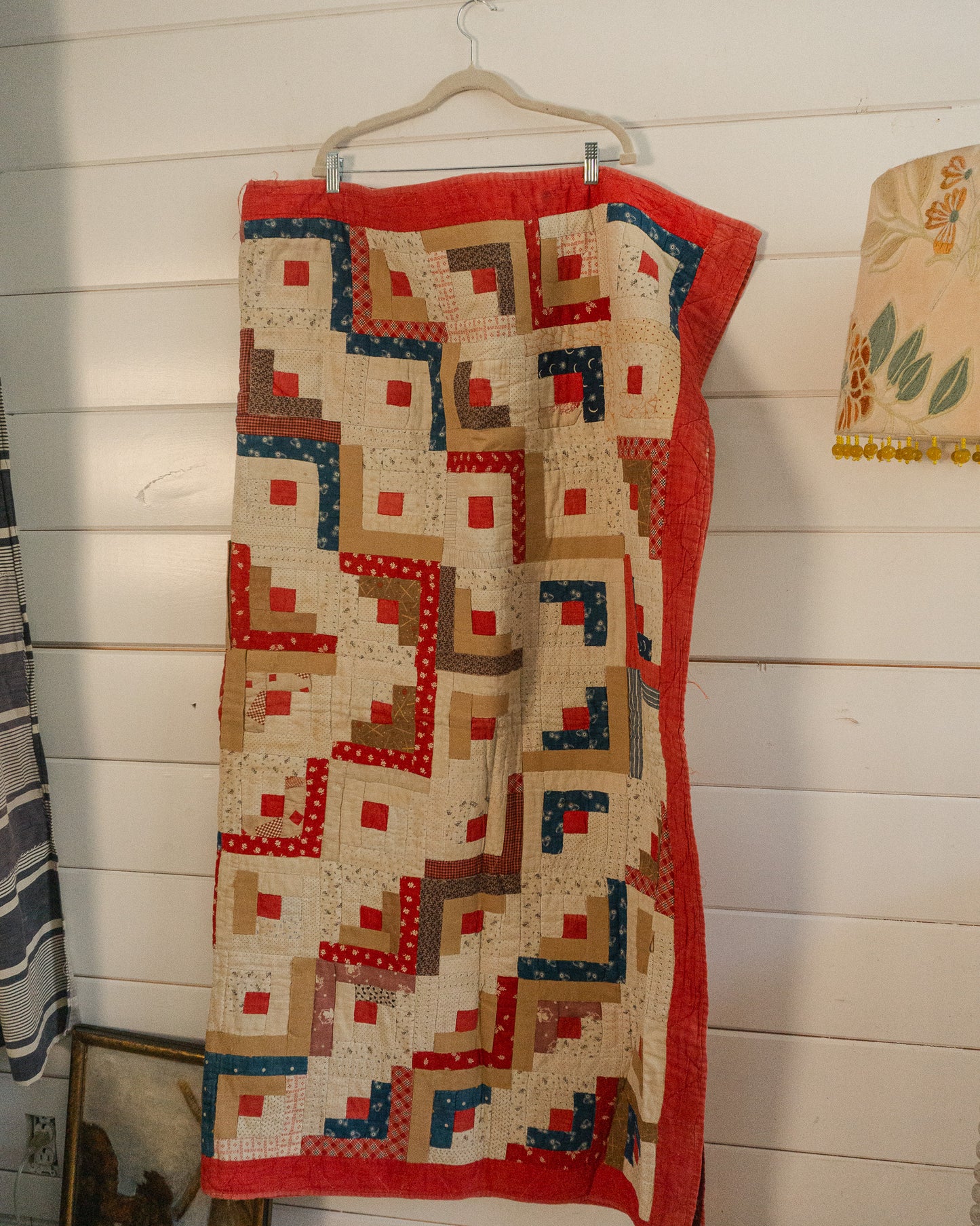 Early American Log Cabin Quilt