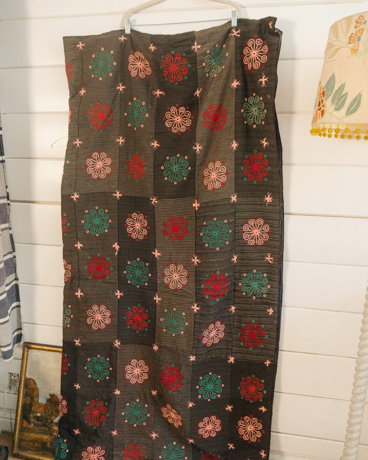 Wool Embroidered Quilt