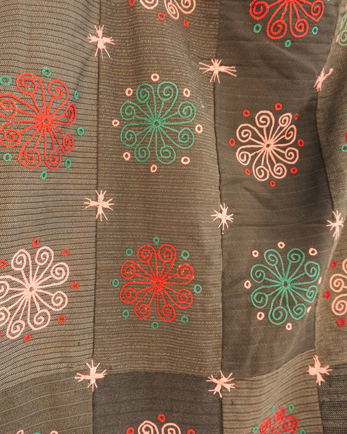 Wool Embroidered Quilt