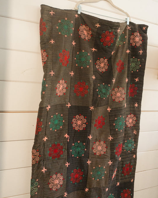 Wool Embroidered Quilt