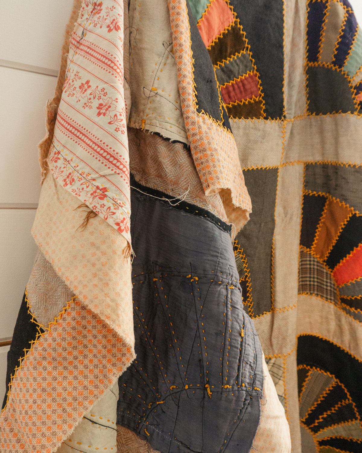 Vintage Fan Quilt Top