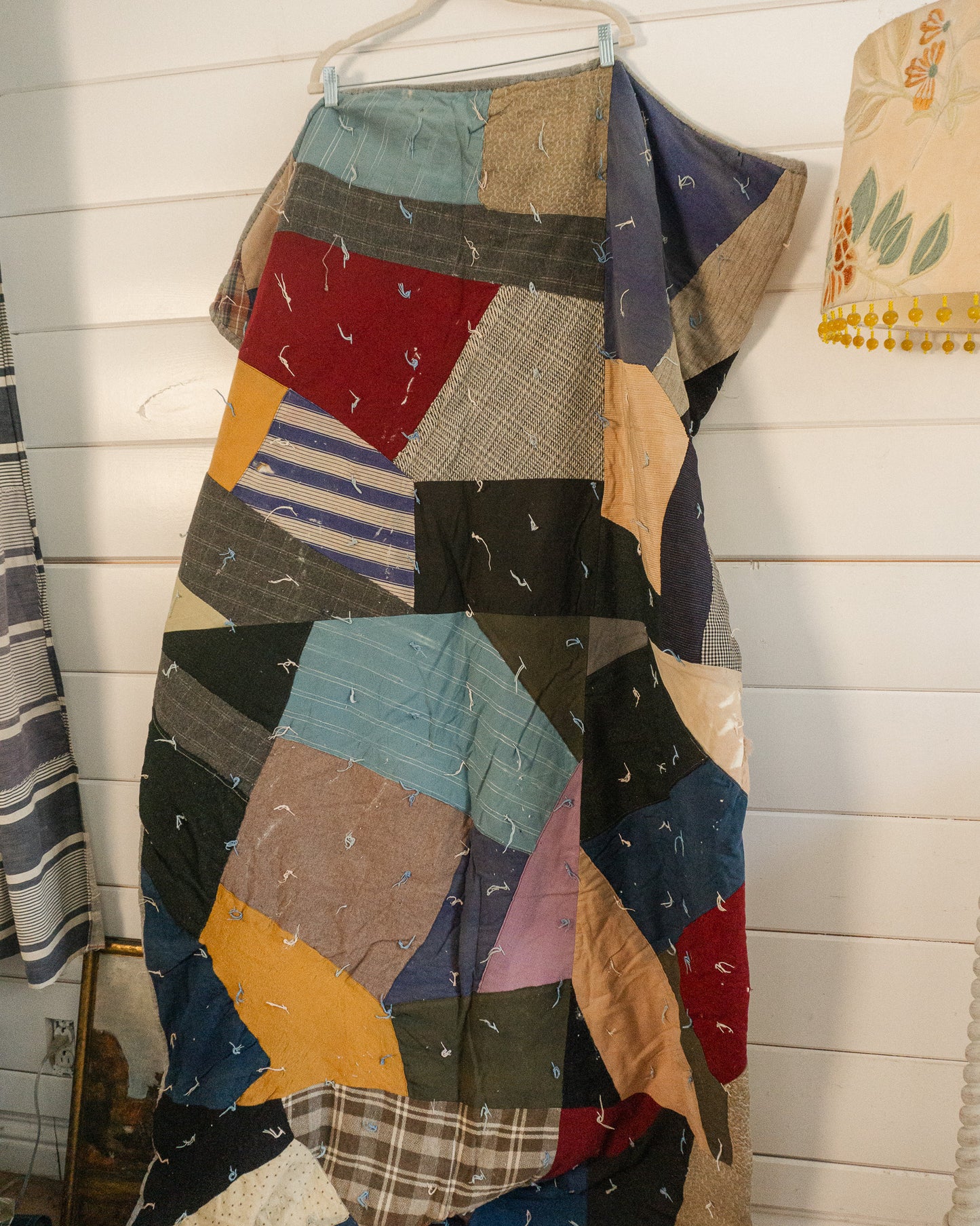 Cotton/wool Crazy Quilt