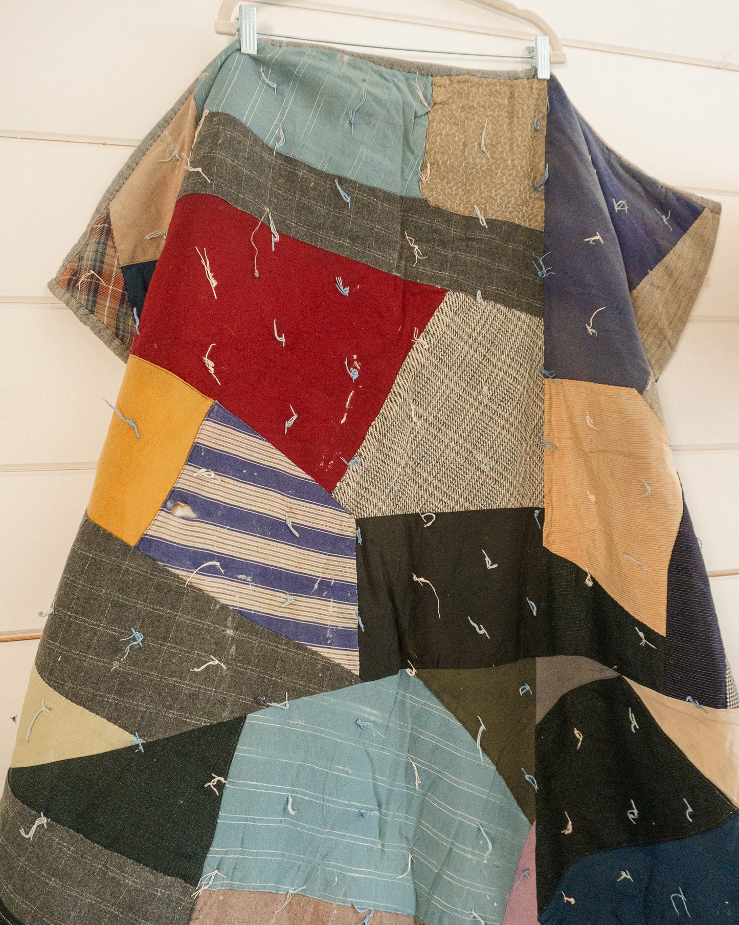 Cotton/wool Crazy Quilt