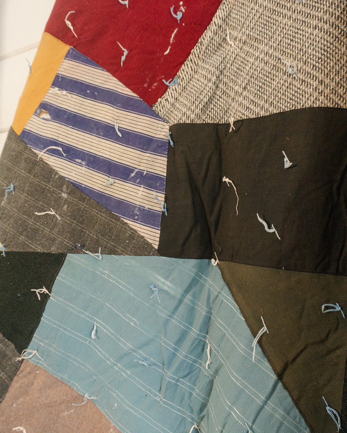 Cotton/wool Crazy Quilt