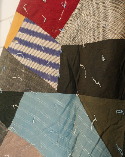 Cotton/wool Crazy Quilt