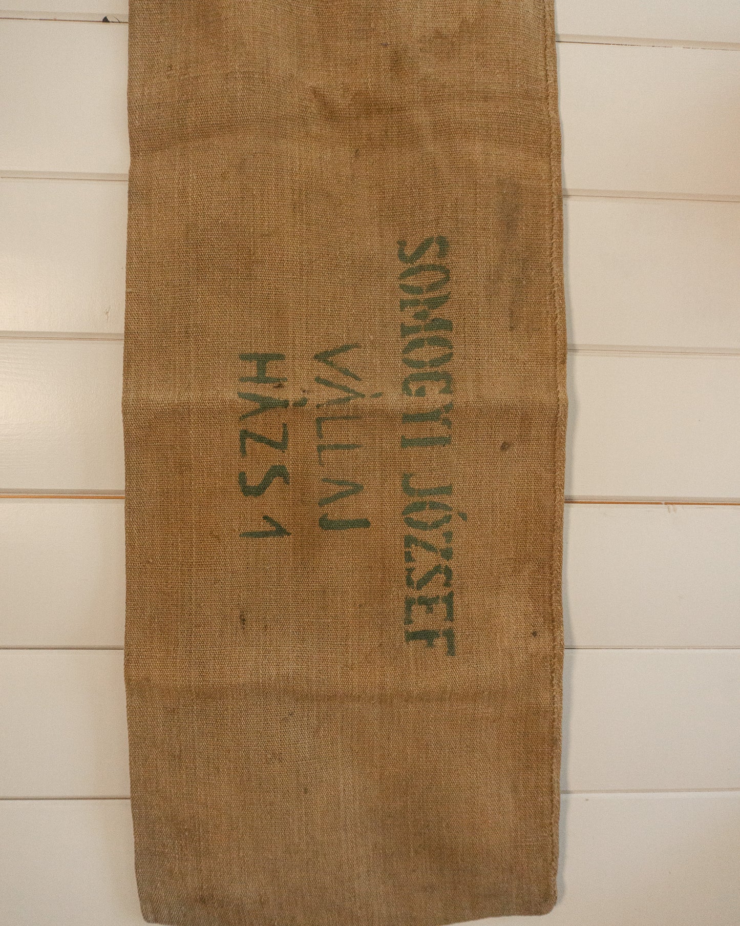 19th-Century European Hemp Grain Sack 08
