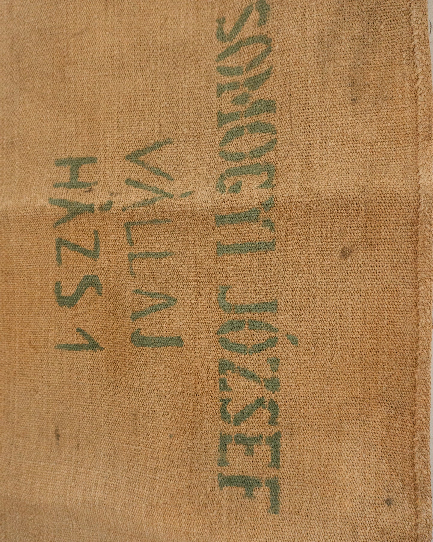 19th-Century European Hemp Grain Sack 08