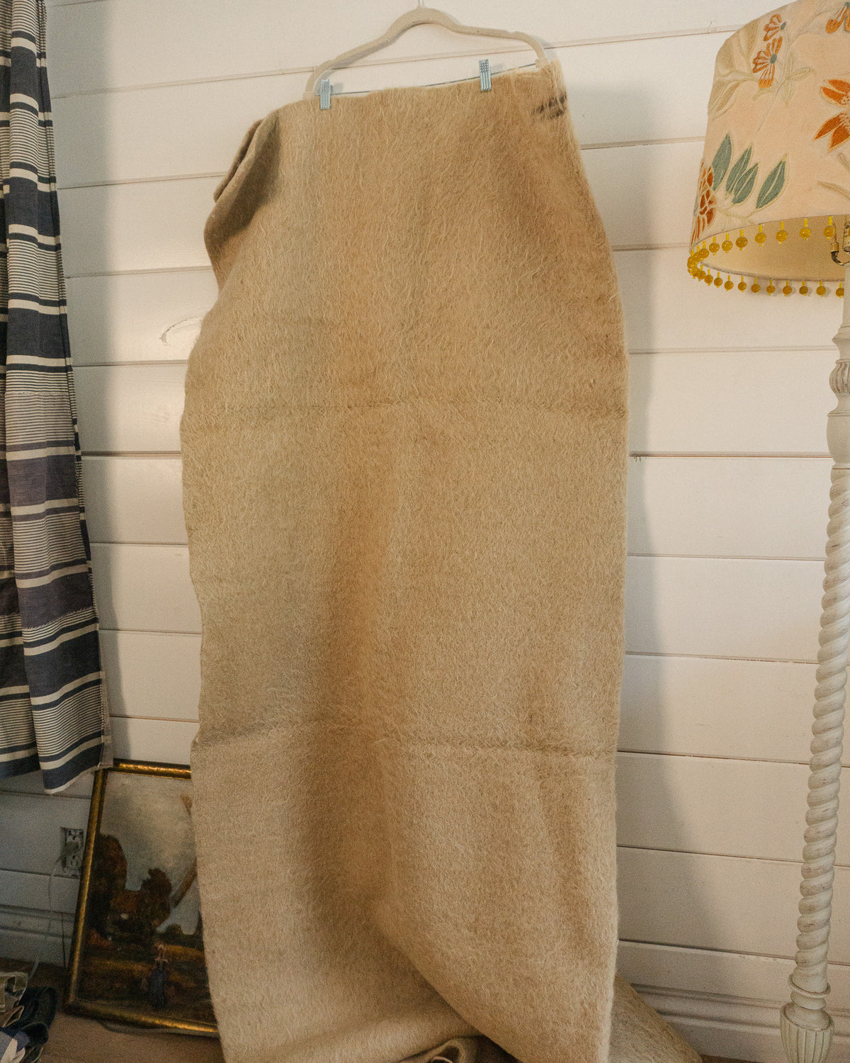 Vintage Portuguese Mohair Blanket