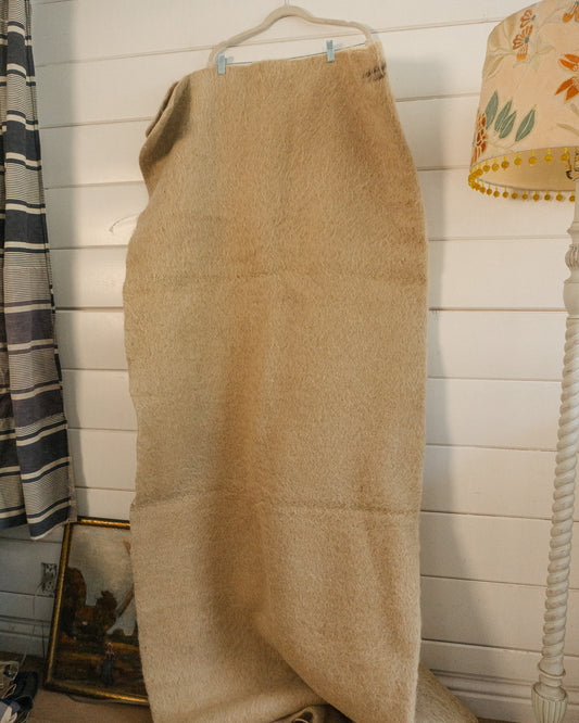 Vintage Portuguese Mohair Blanket
