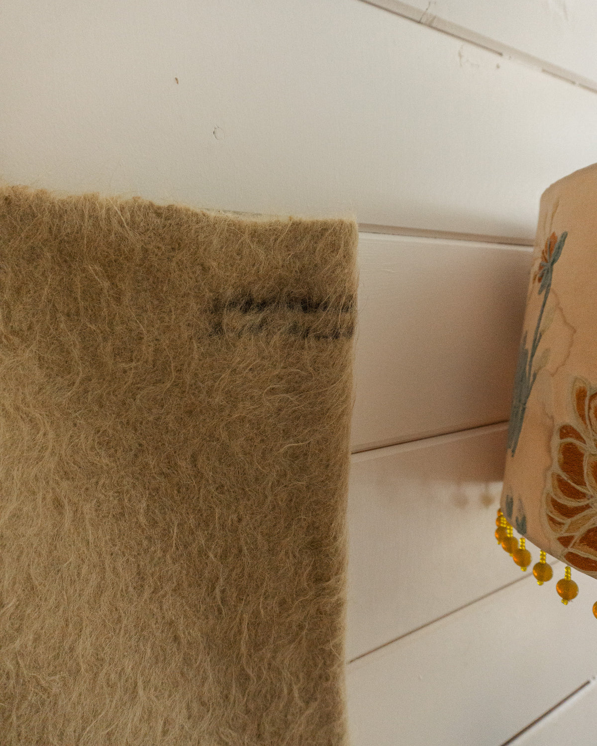 Vintage Portuguese Mohair Blanket