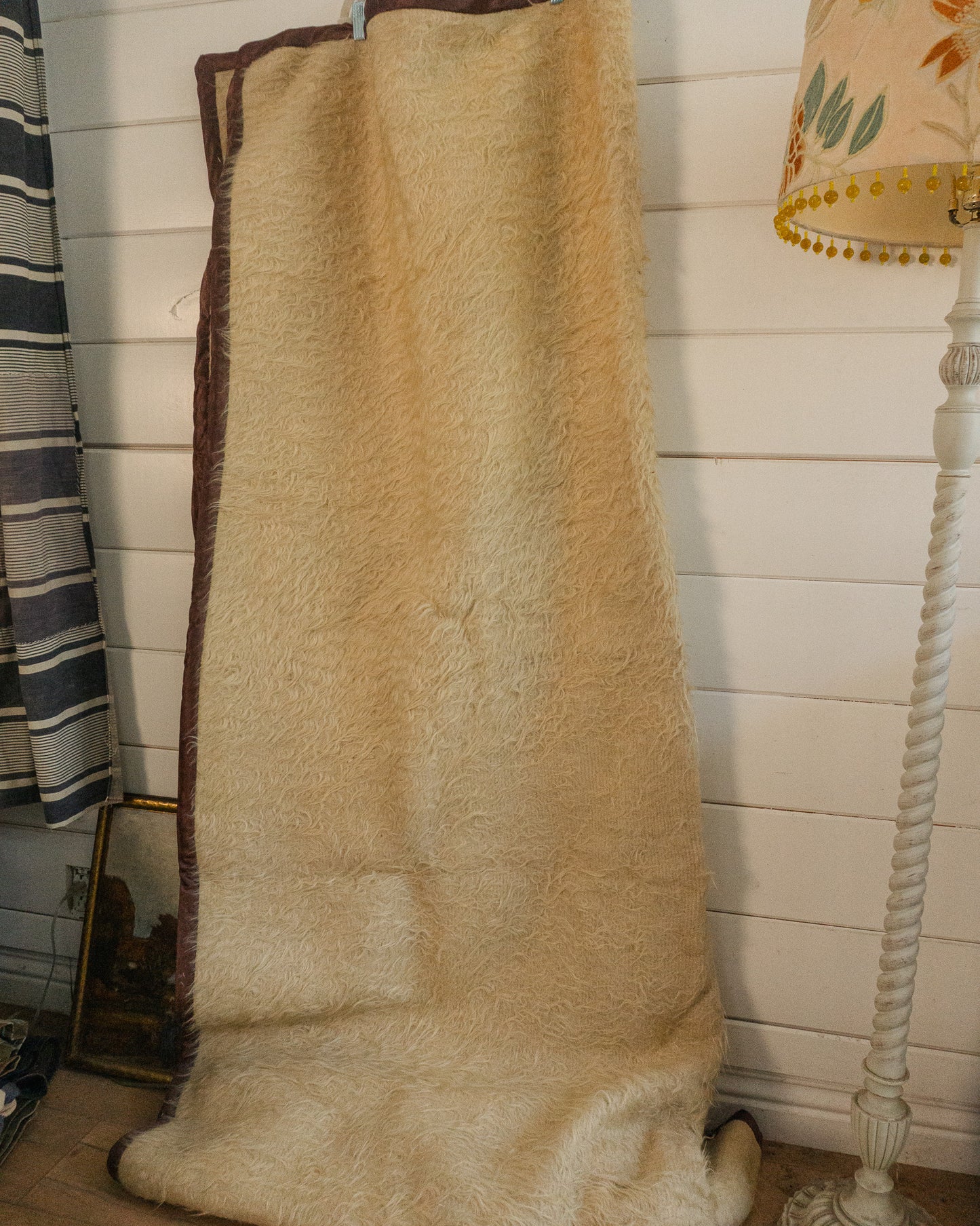 Vintage Portuguese Mohair Blanket