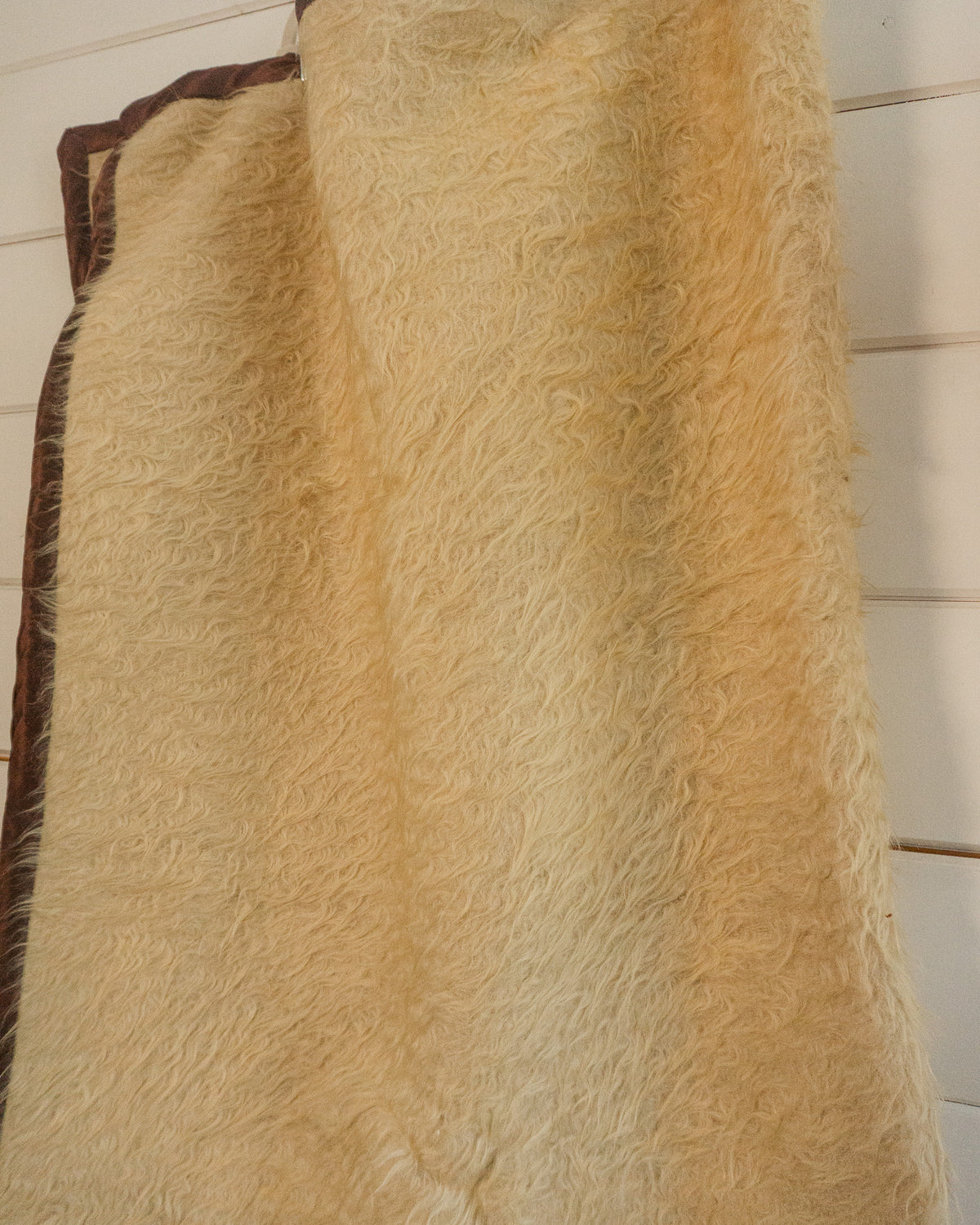 Vintage Portuguese Mohair Blanket