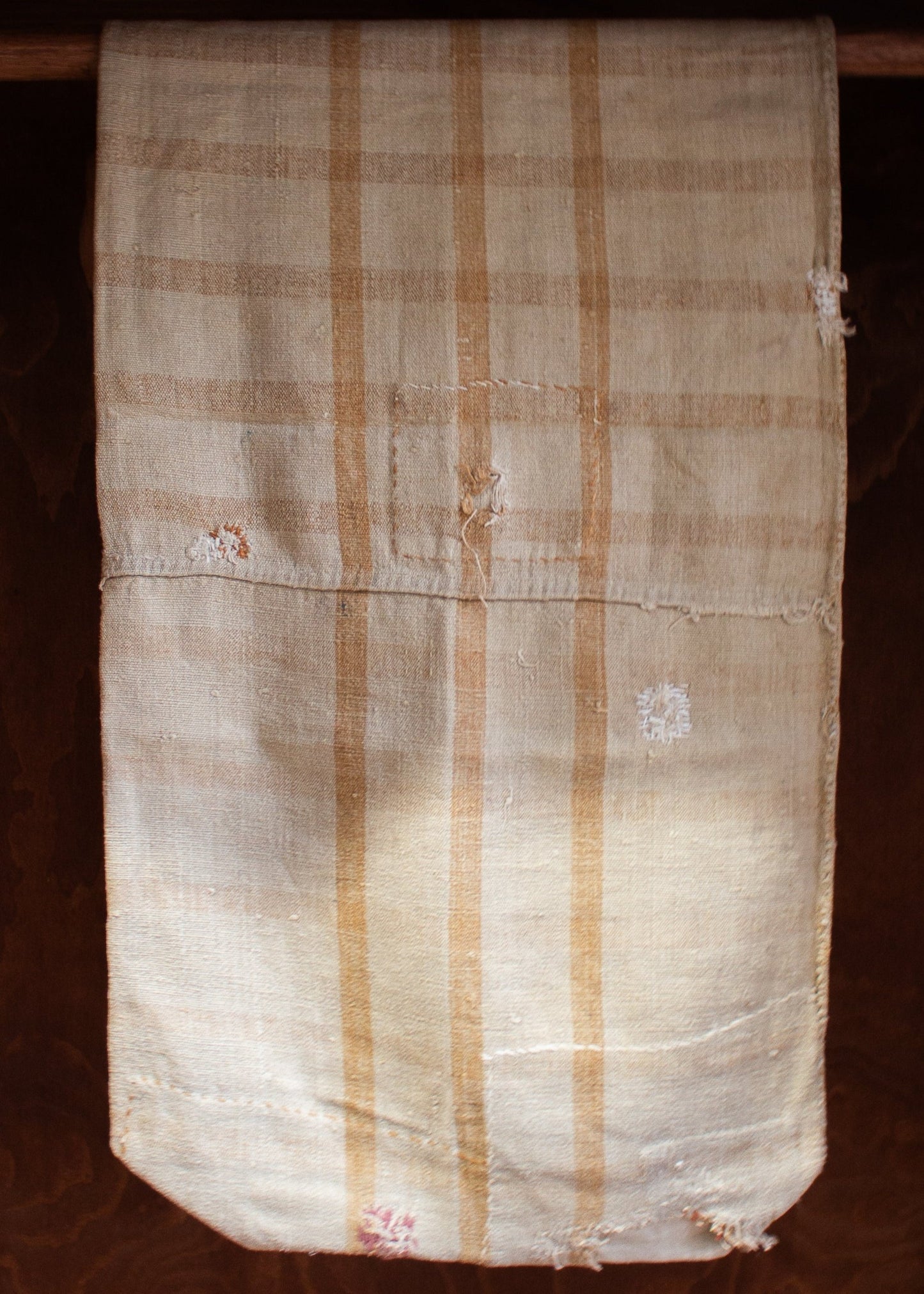 C. 1800 European Grain Sack Cropped Chore Jacket