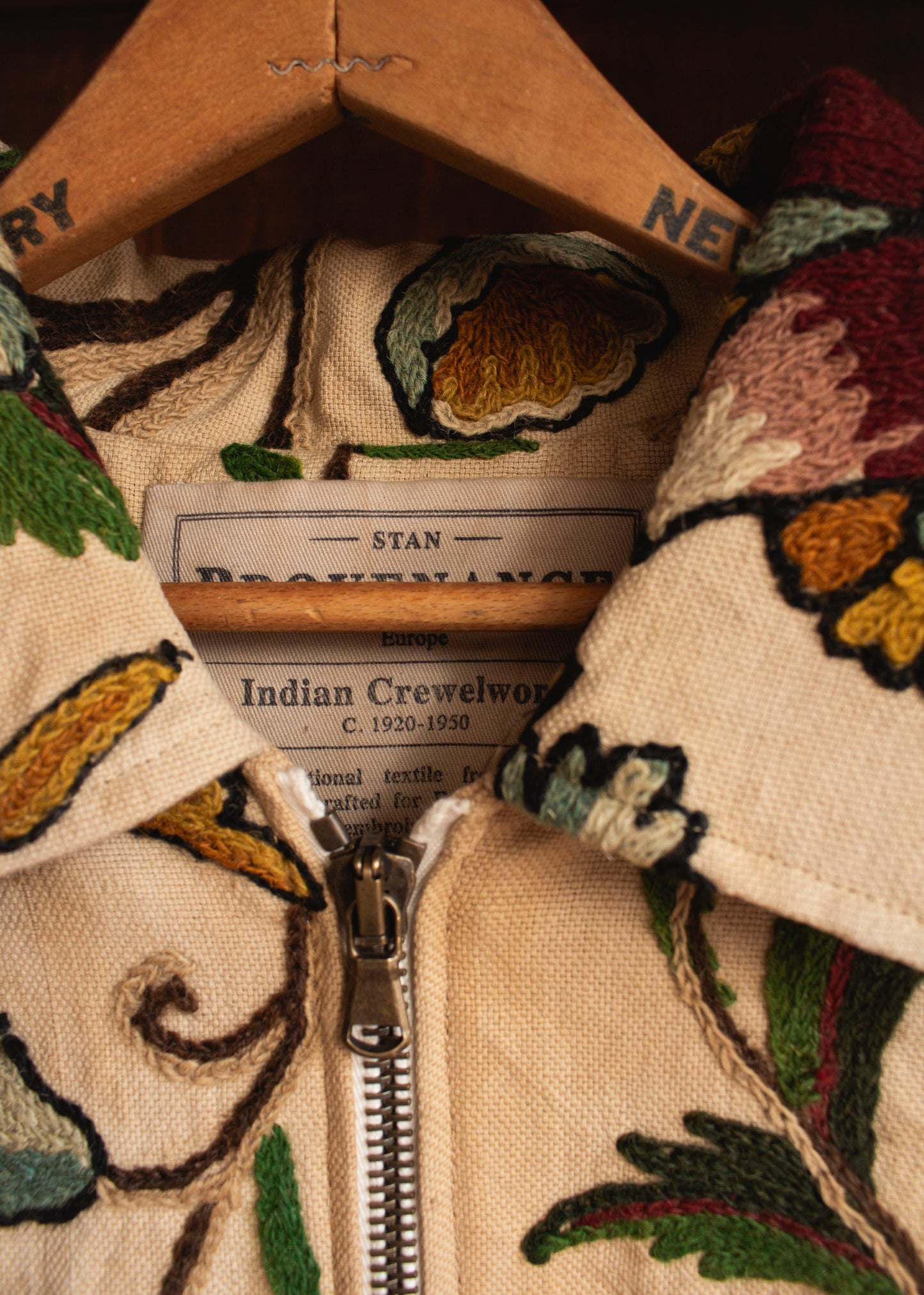 C. 1920 Indian Crewelwork Jacket