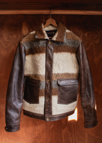 Siirt-Paneled Leather Jacket