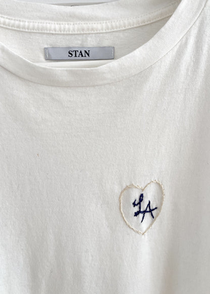 "LA" Embroidery Tee