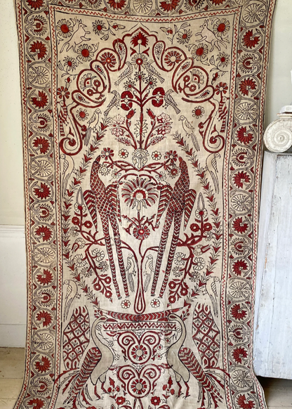 Indian Kalamkari Bandanna