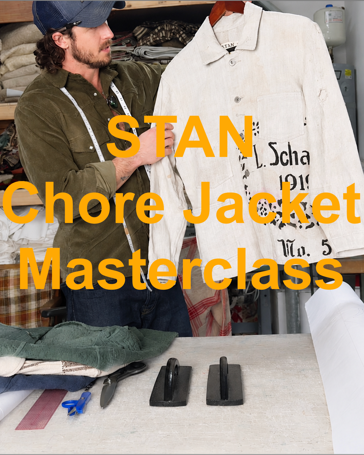 STAN Chore Jacket Pattern + Masterclass