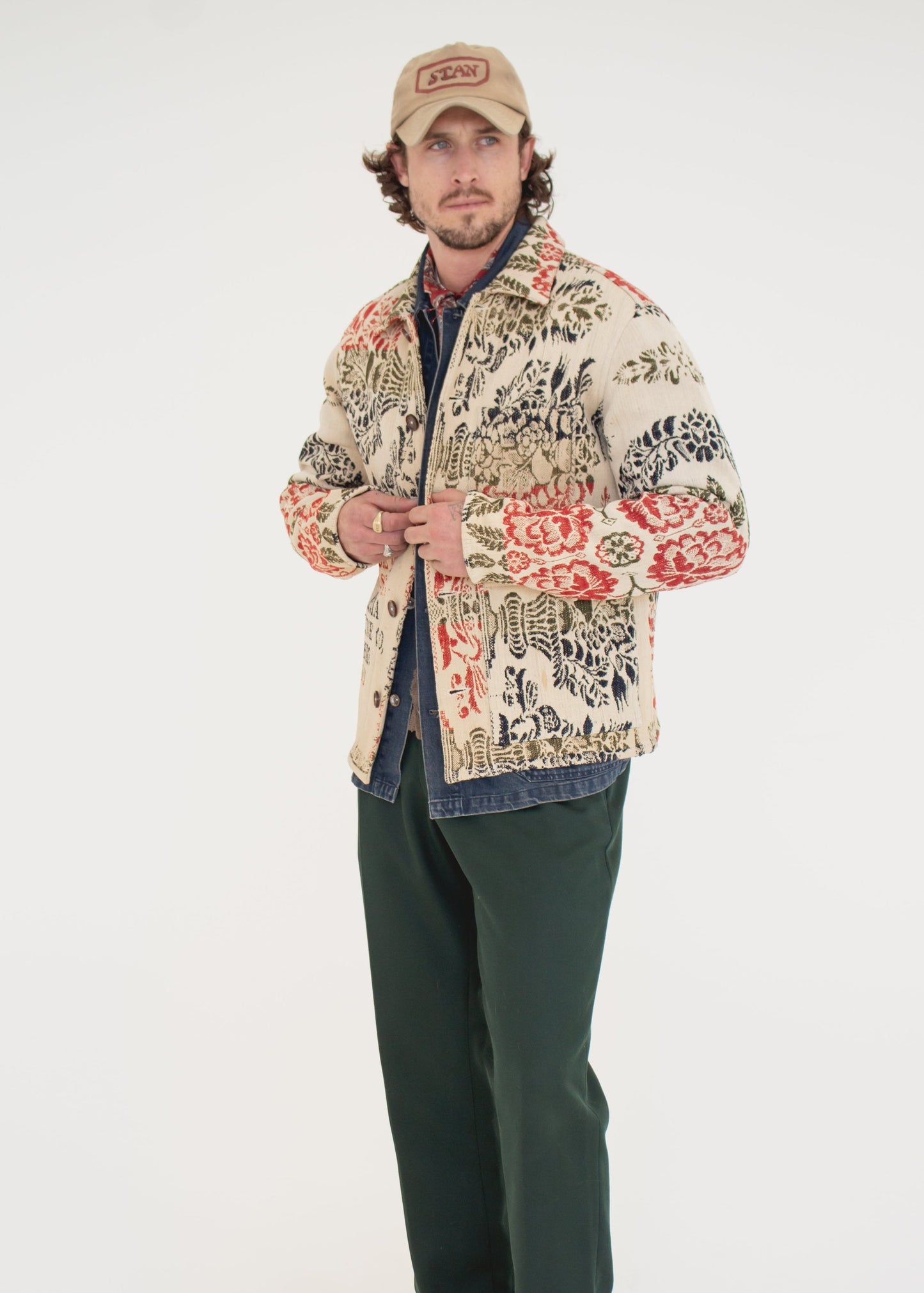 Hand Woven American Coverlet Jacket