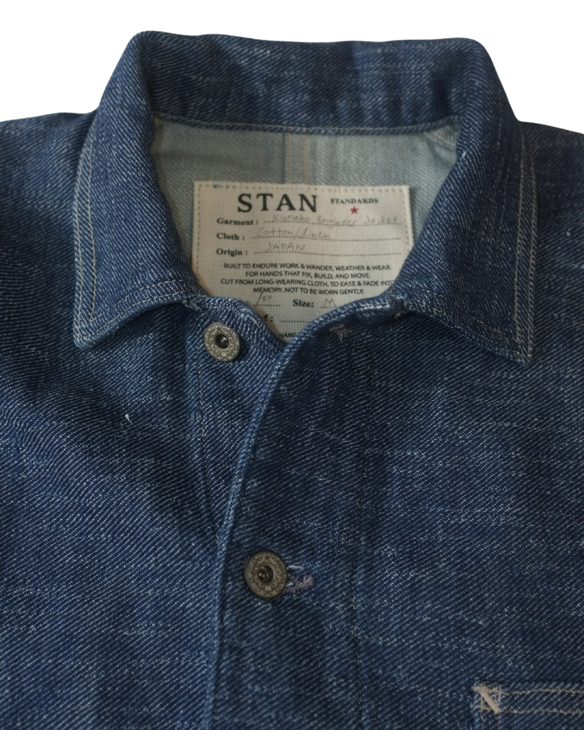 Denim Drab Engineer Jacket