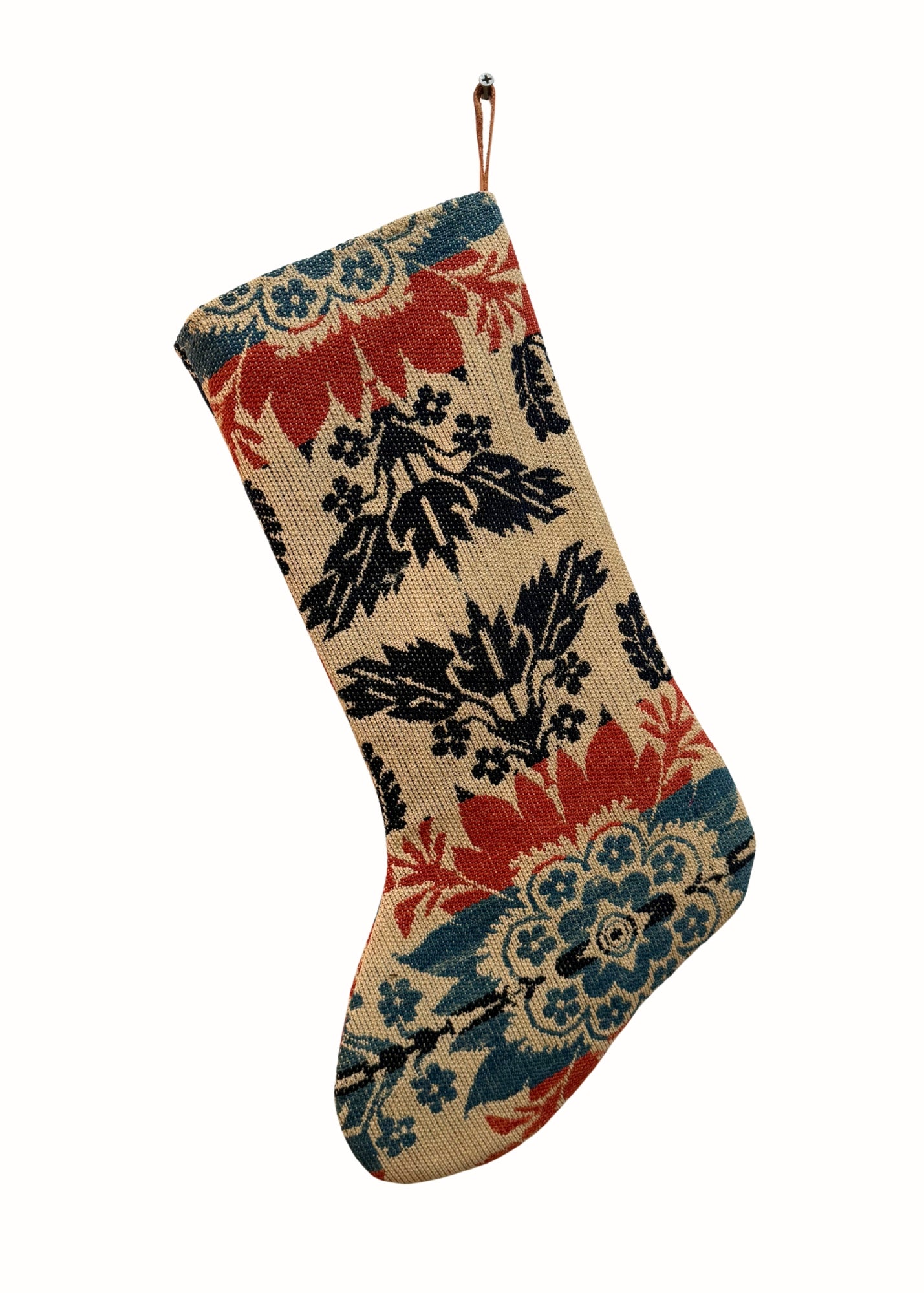 American Coverlet Red Stocking