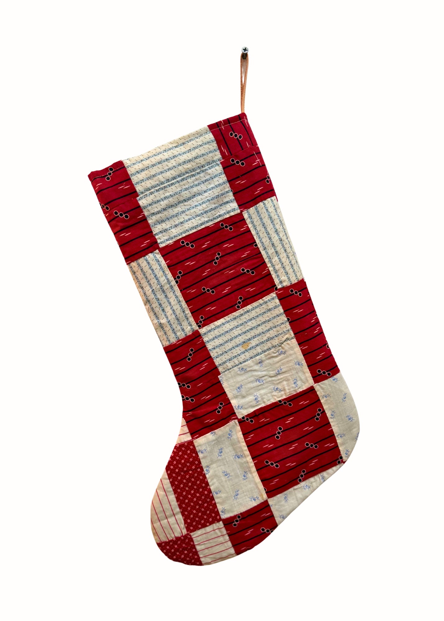 9 Patch Quilt Stocking