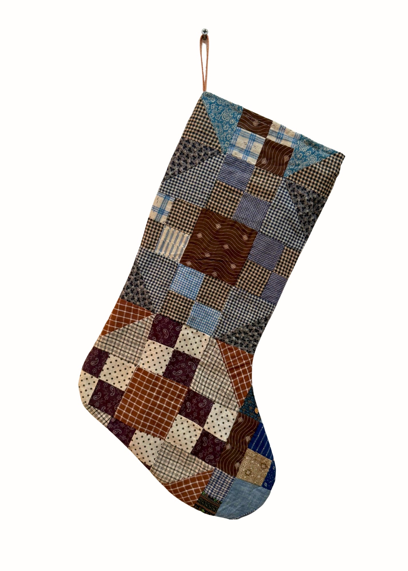 Patchwork Quilt Topper Stocking