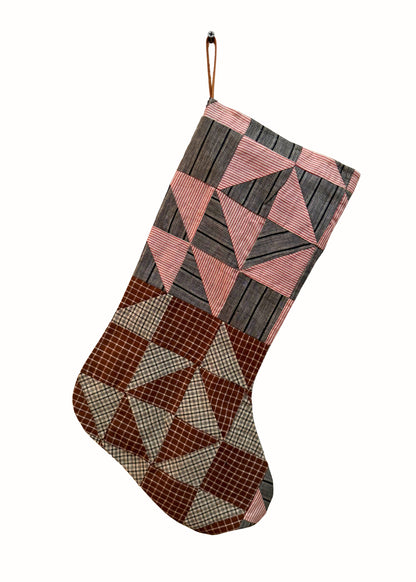 Patchwork Quilt Topper Stocking