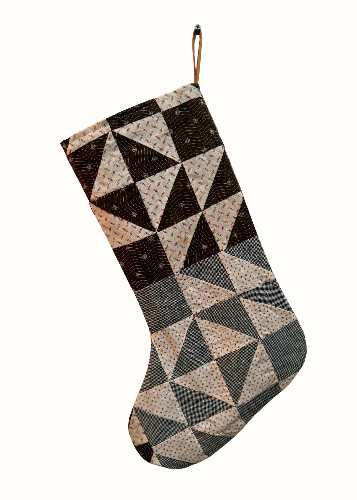 Patchwork Quilt Topper Stocking