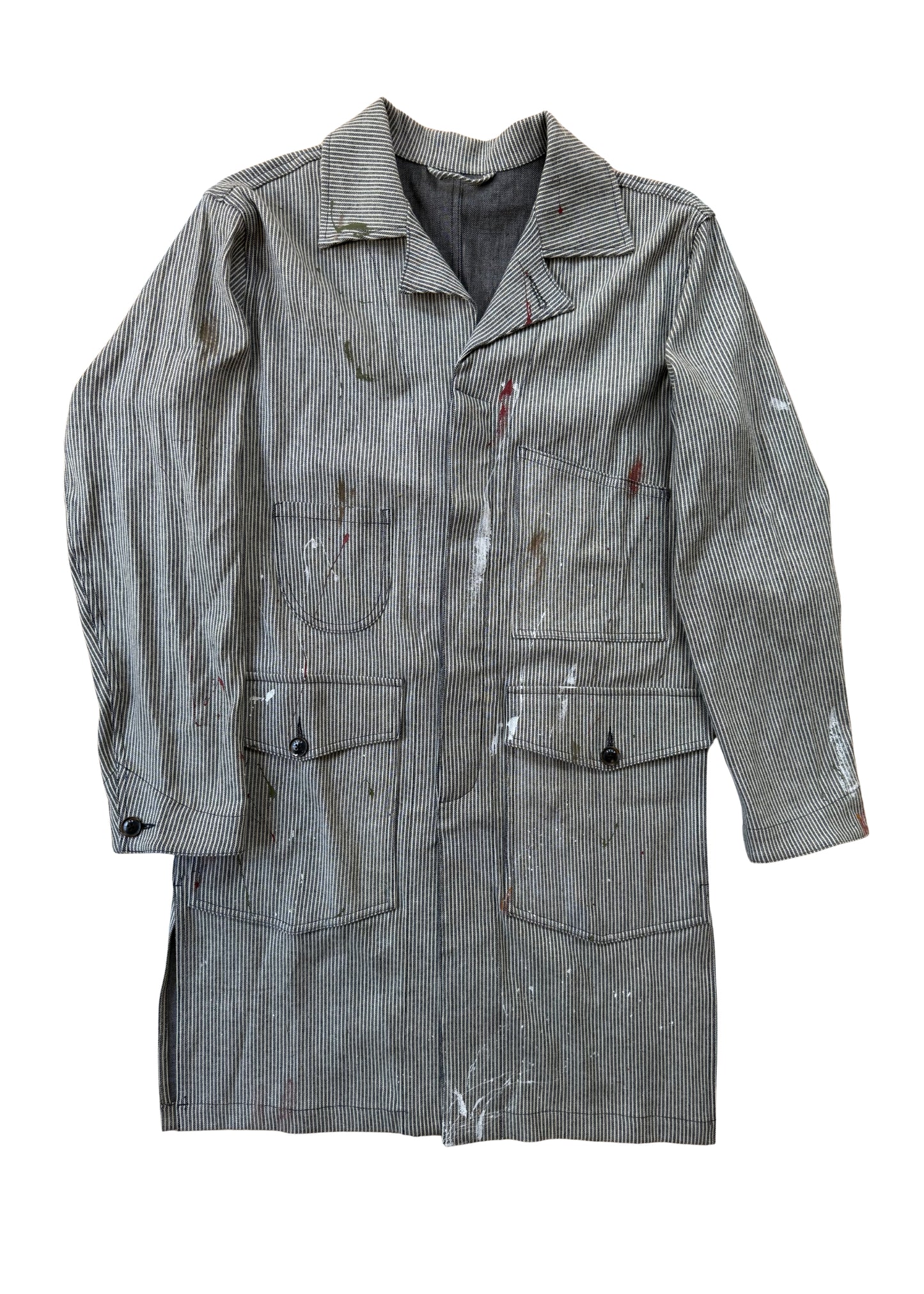 Railroad Stripe Painters Jacket (M/L)