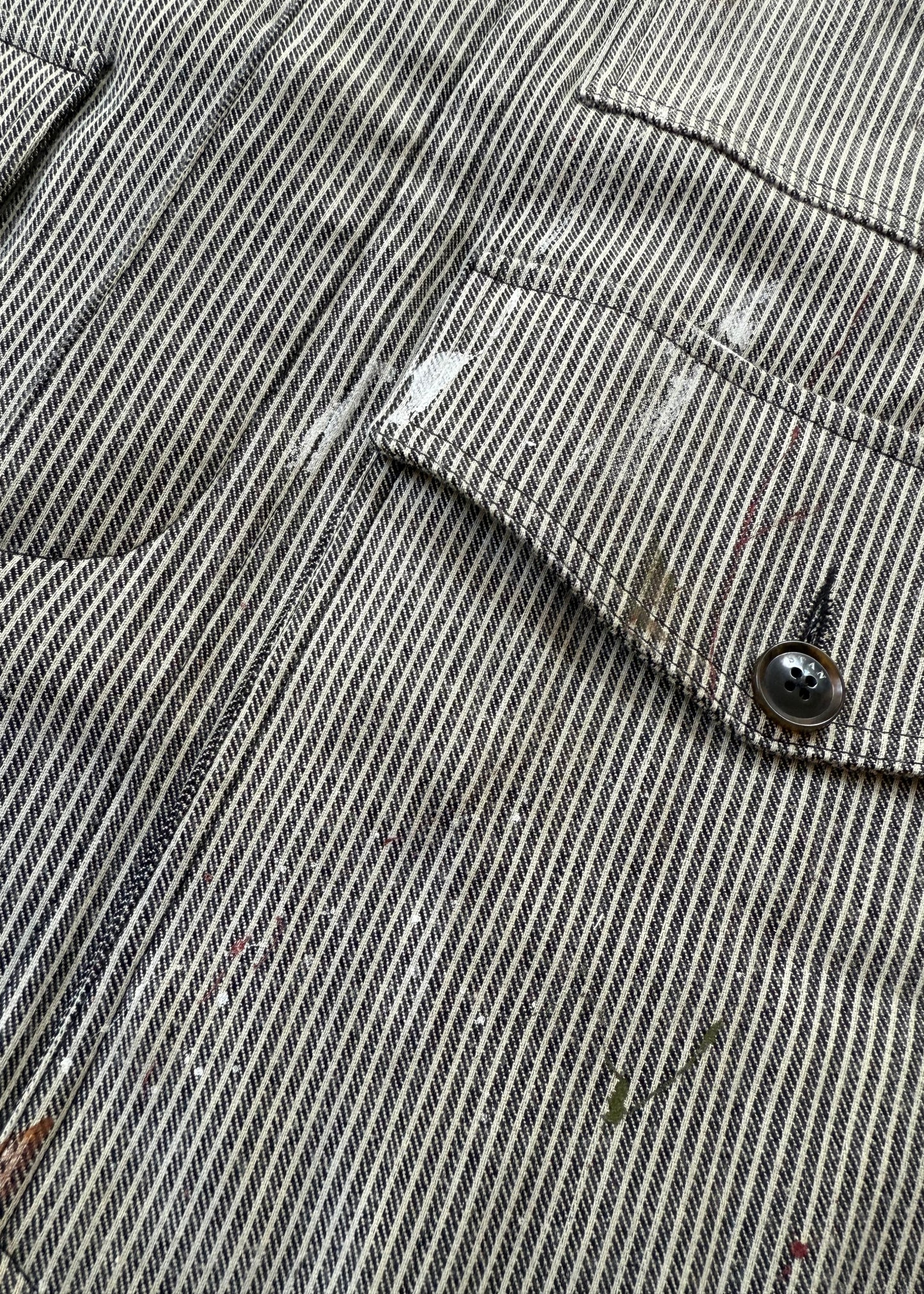Railroad Stripe Painters Jacket (M/L)
