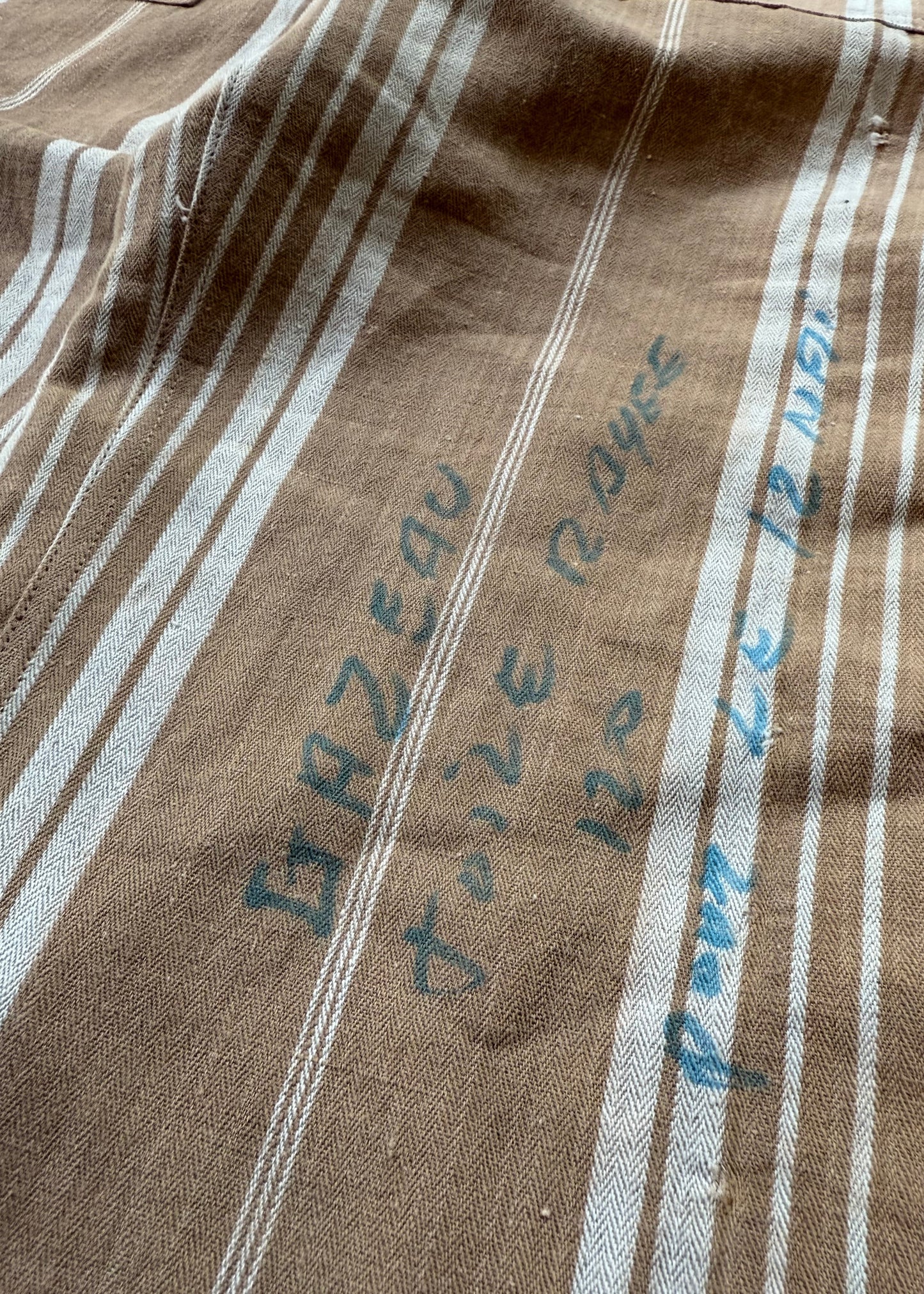 1840's Linen French Ticking Pants (32)