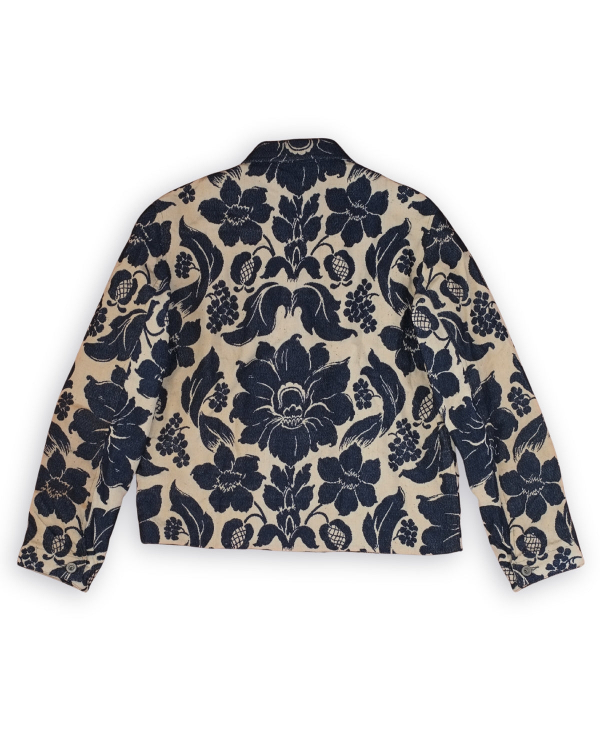 French Brocade Zip Jacket