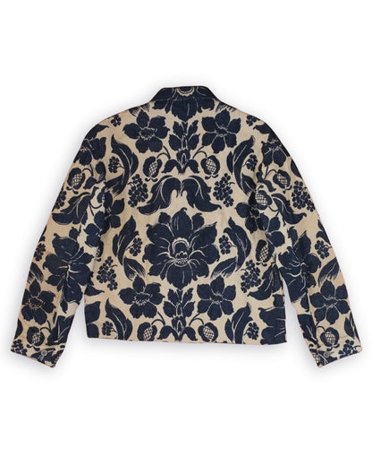 French Brocade Zip Jacket