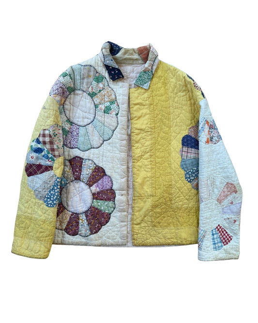 Dresden Plate Quilt Jacket (Medium)