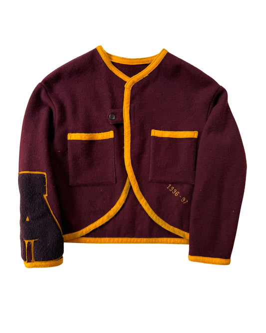 Varsity Blanket Cardigan Jacket (medium/large)