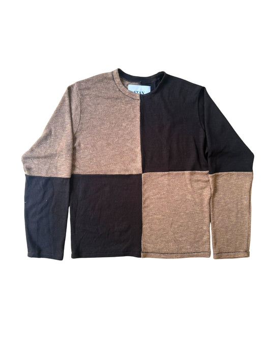 Patch Knit Sweater (Medium)