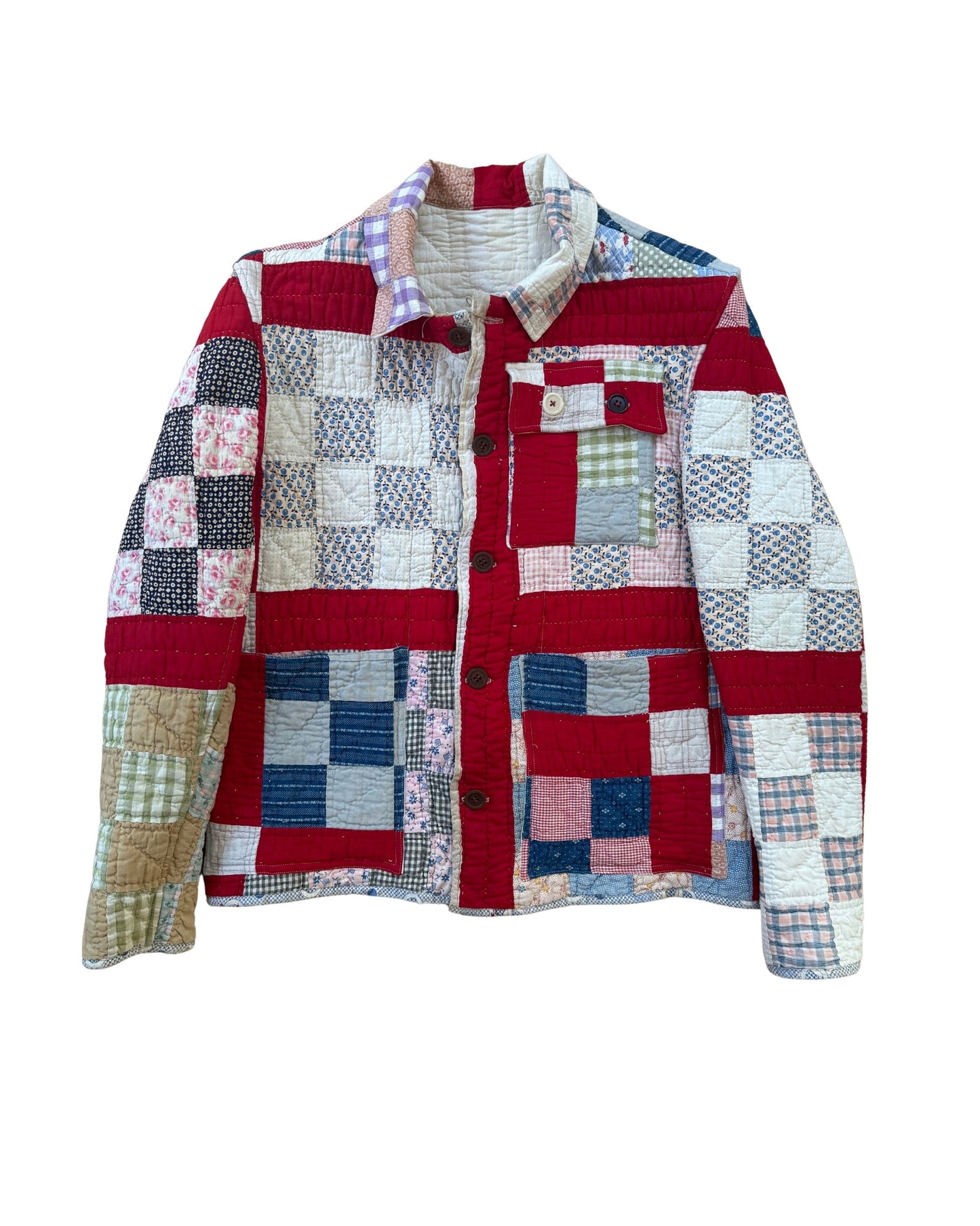 9-Patch Quilt Jacket (S/M)